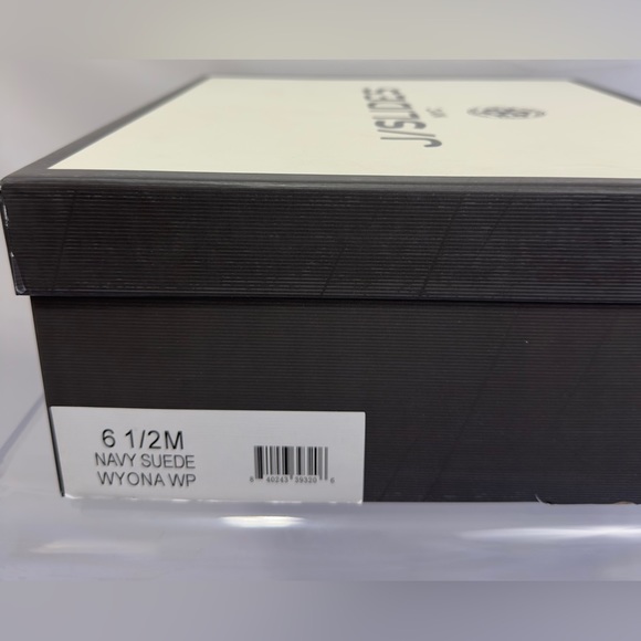 J/Slides Wyona WP Navy Suede Hidden Wedge Sneaker Waterproof 6 1/2M NIB - Picture 11 of 11